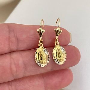 COPY - 18k Gold Filled Our Lady Of Guadalupe Earrings